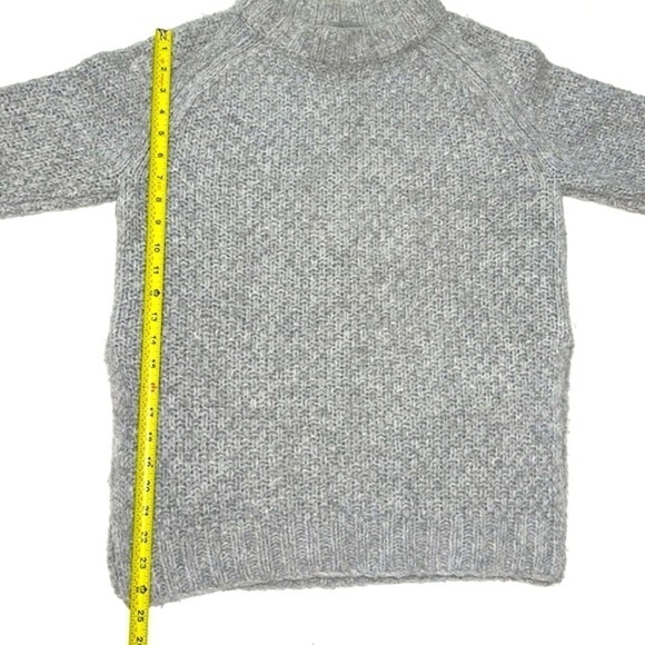 Steven Alan Woman Gray Virgin WOOL Cowl Sweater Size S - Picture 10 of 13